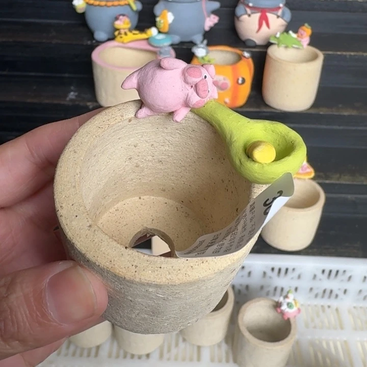炏陶器物多肉花盆384