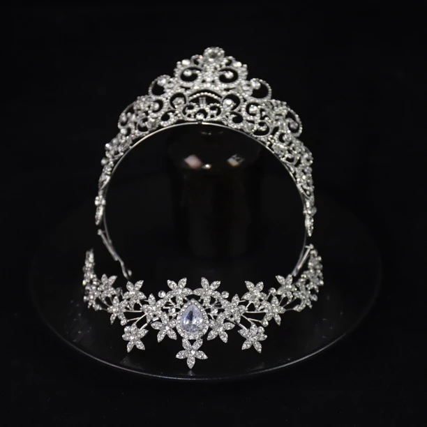 6850新款两件套皇冠新娘礼服婚饰实用百搭简约气质