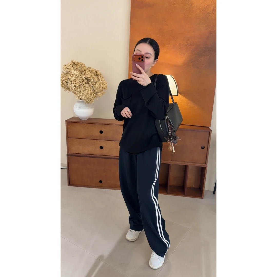 CHOCO【校服裤】时髦精 松弛感 休闲运动直筒裤 C1570