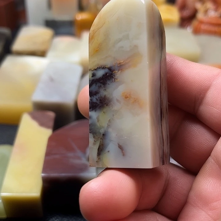 印石昌化石昌化朱砂印章