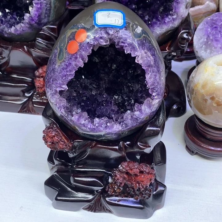 紫晶摆件未镶嵌莹