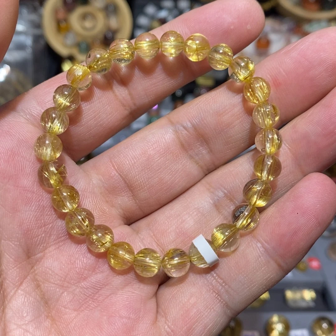 未镶嵌手链水晶钛晶单圈7