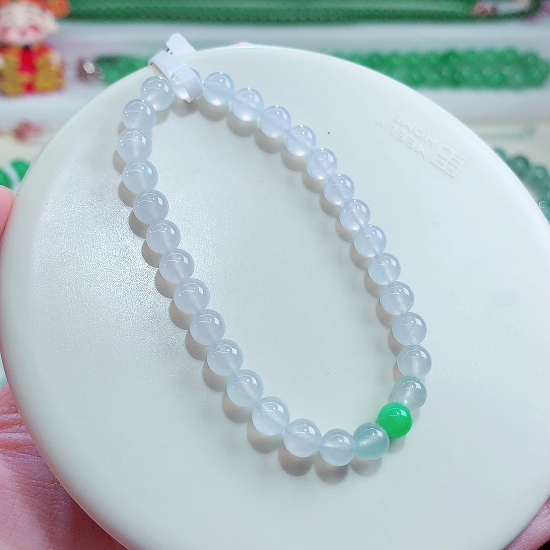 翡翠未镶嵌手链卡6