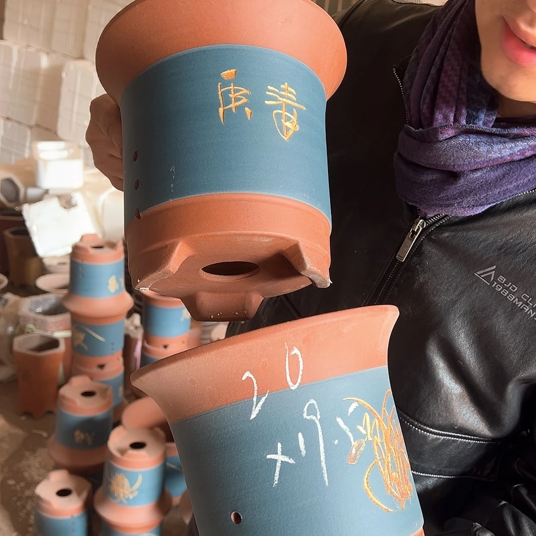 紫砂花盆紫砂花盆