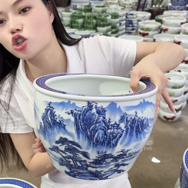 瓷片口径26厘米 高度17厘米