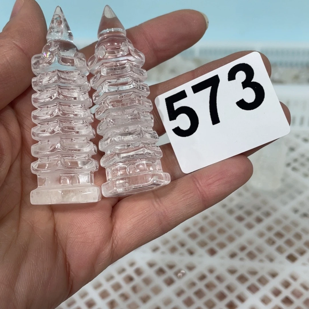炫***咪水晶珠宝半成品未镶嵌2个