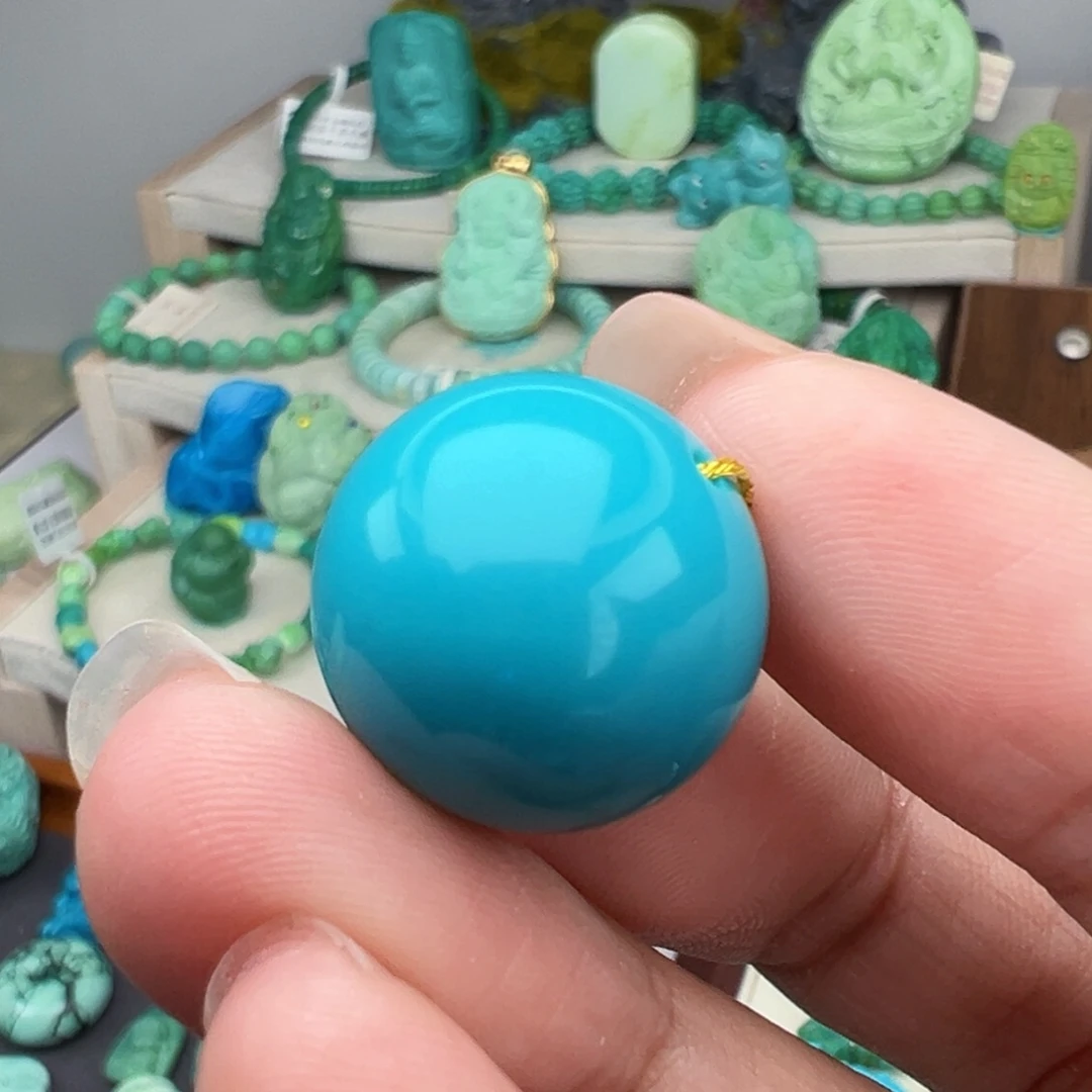 绿松石未镶嵌主播万珍