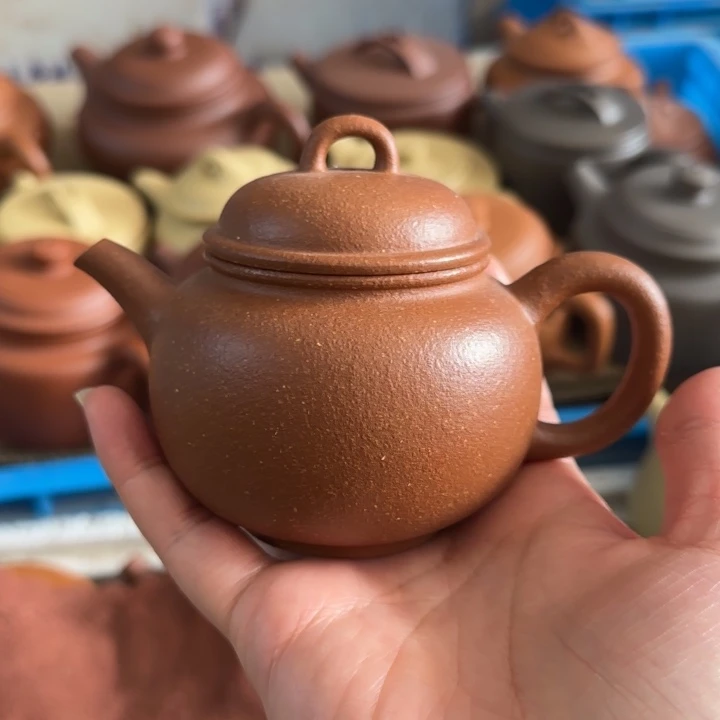 紫砂茶壶金降坡泥180cc