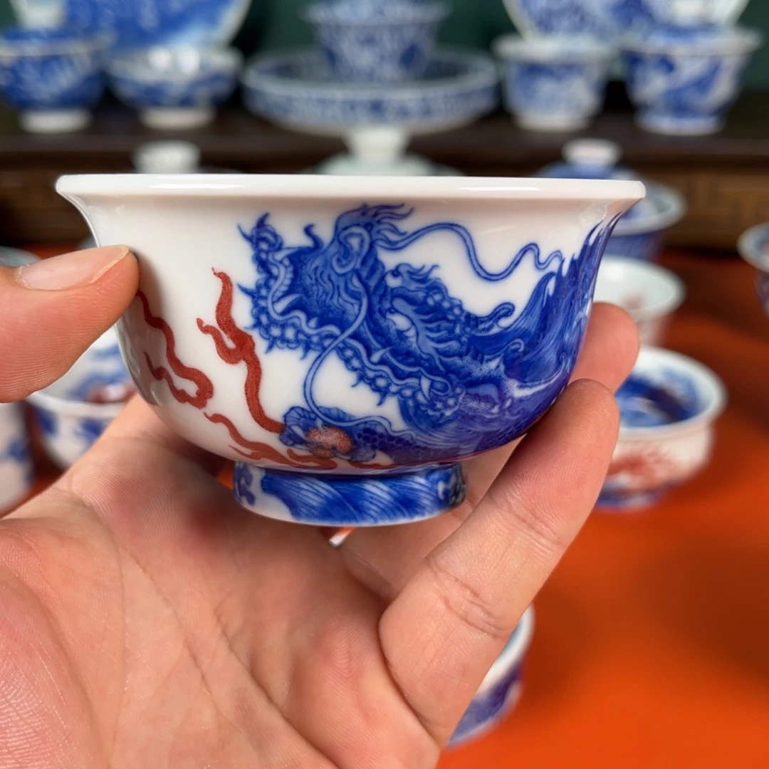 瓷片景德镇手工手绘