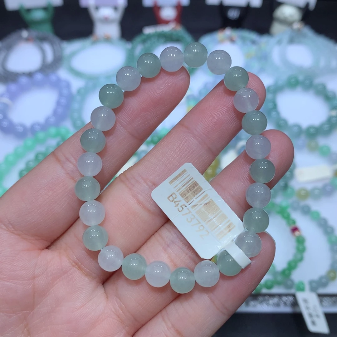 翡翠未镶嵌手串天然