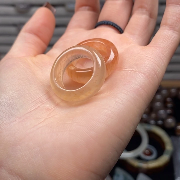 玛瑙/玉髓未镶嵌戒圈