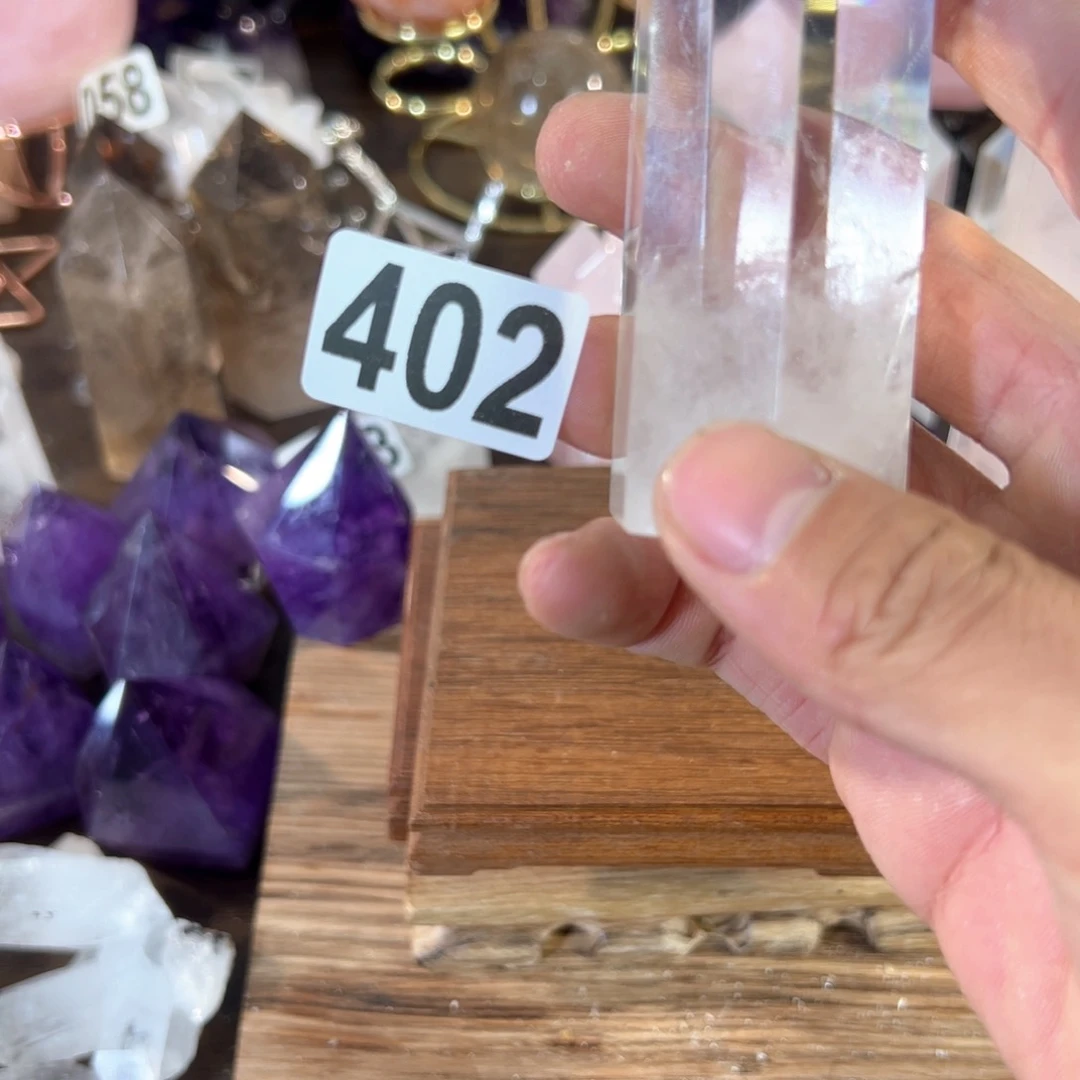 水晶天然水晶，默认微瑕未镶嵌