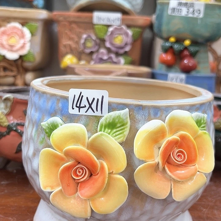 红陶粗陶花盆粗陶花盆