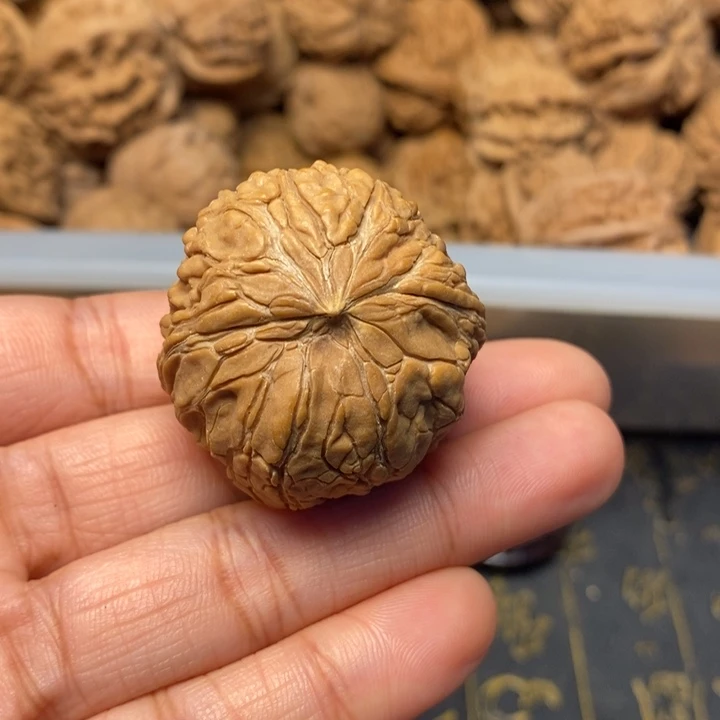 没***白文玩核桃吊坠文玩核桃异形单只