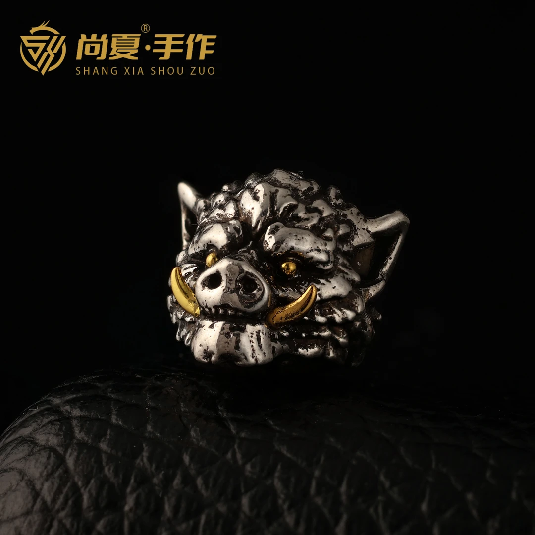 铜吊坠 尚夏 铜吊坠 12MM八戒精工顶珠猪猪配饰吊坠百搭款