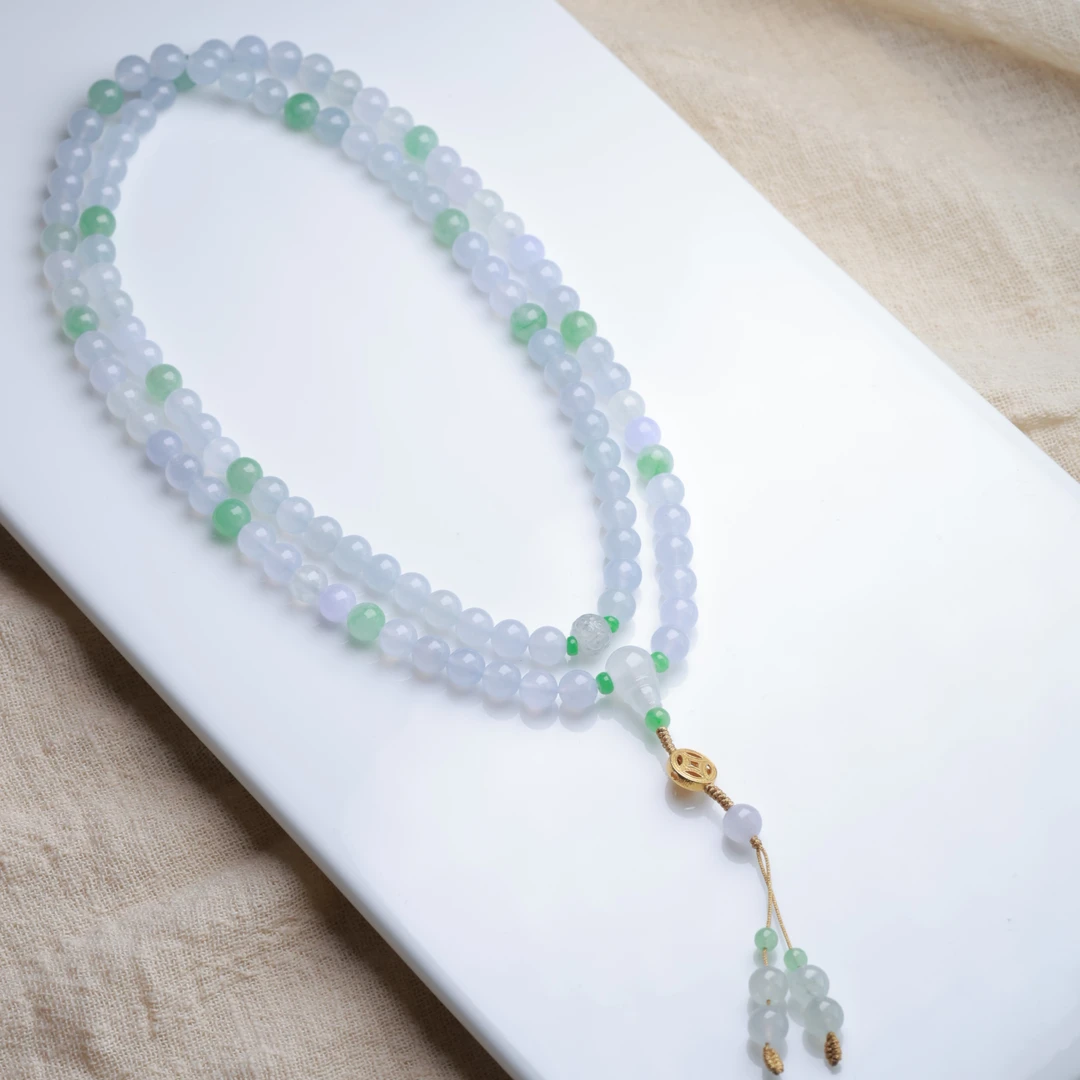 国风设计翡翠项链