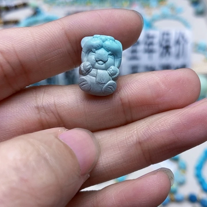 绿松石未镶嵌挂件45