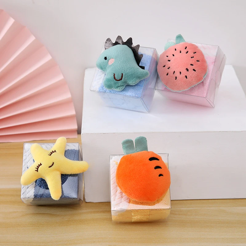 卡通擦手巾不掉毛方巾挂巾毛巾家用创意吸水毛巾伴手礼喜铺用品