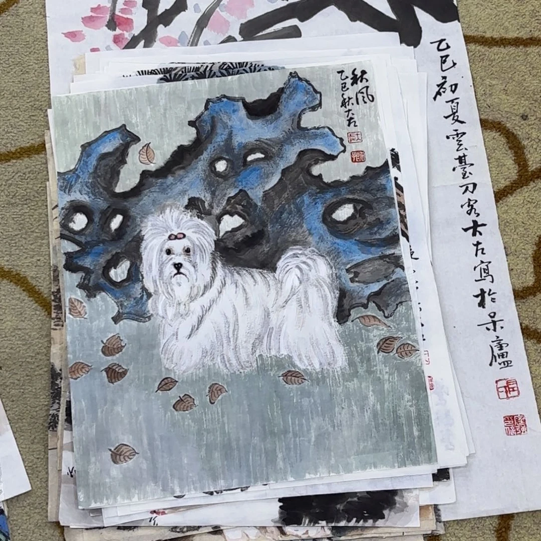 国画国画老师作品刘