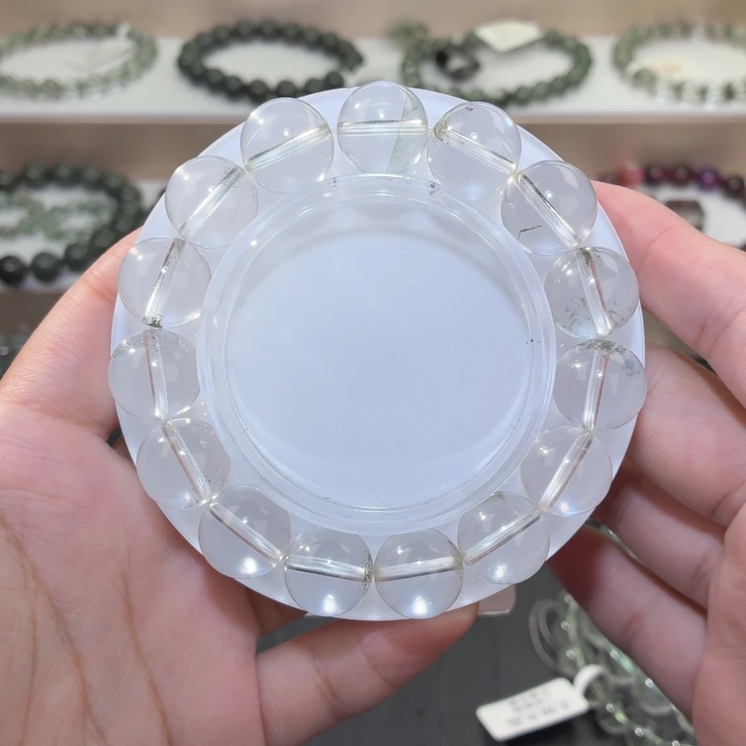 手链水晶未镶嵌2、白水体绿幽灵13m