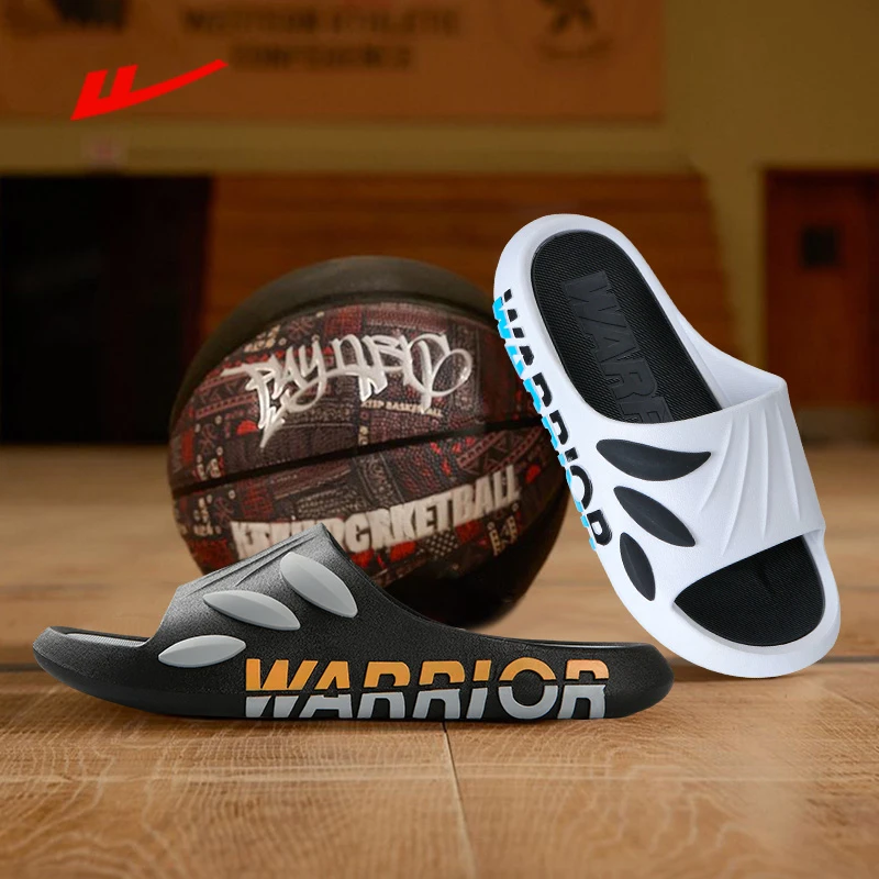 Warrior/回力拖鞋男夏季居家软底室内浴室防滑家用凉拖大码男外穿