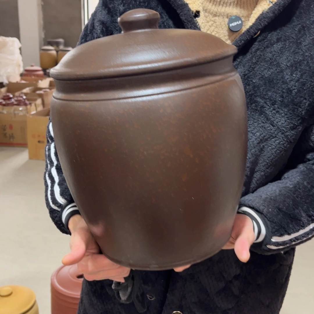 紫砂茶叶罐10 饼茶叶罐