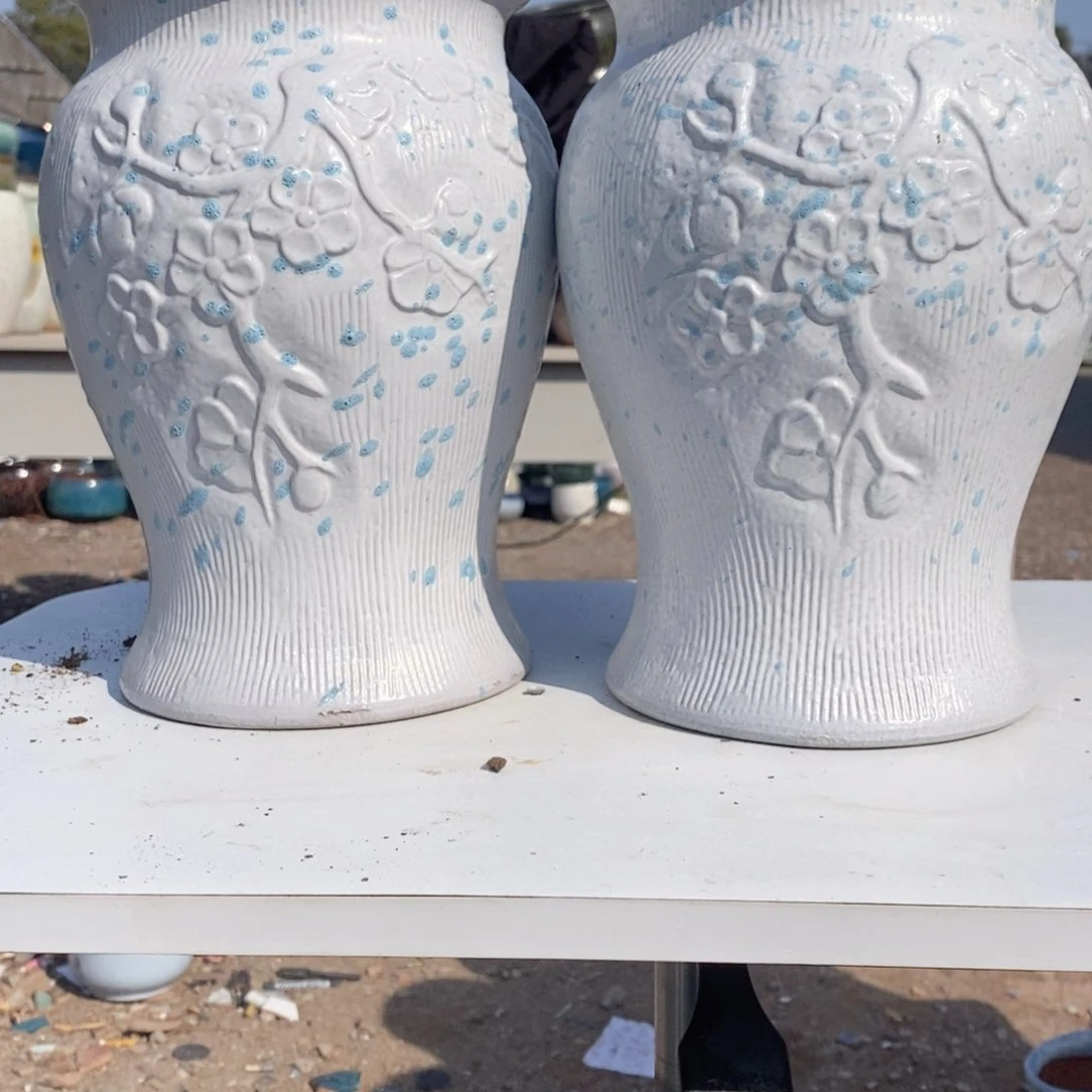 红陶杨杨花盆0206-1026