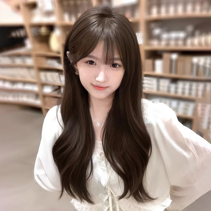 沐奇假发长卷发慵懒卷气质自然日常免醒发仿真人发丝整顶假发