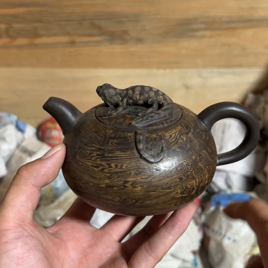 茶壶紫砂老厂紫砂壶一件！