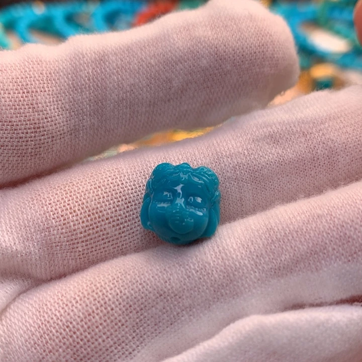 绿松石未镶嵌湖北天然原矿绿松石11.5