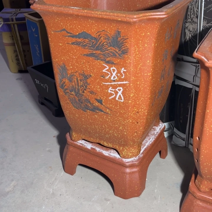 紫砂花盆紫砂花盆