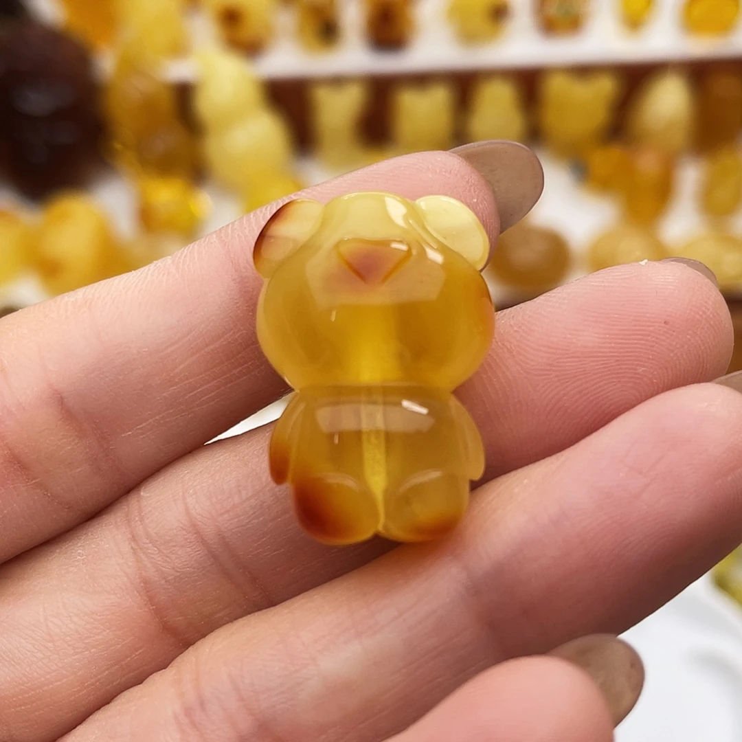 琥珀未镶嵌吊坠(不含链)