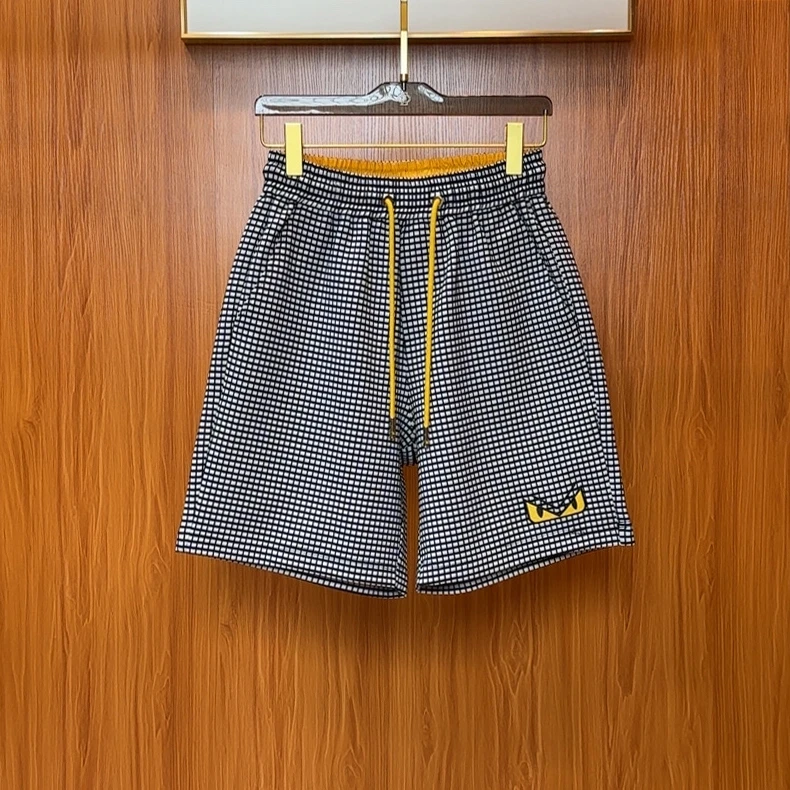 【高端定制】25年夏季新款男女潮牌时尚休闲宽松直筒情侣短裤H1005