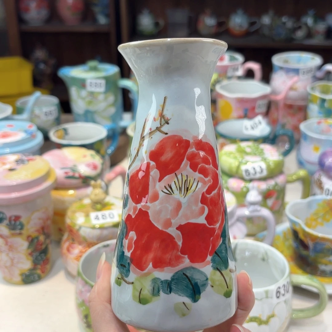 景德镇手绘高温釉下彩陶瓷茶具