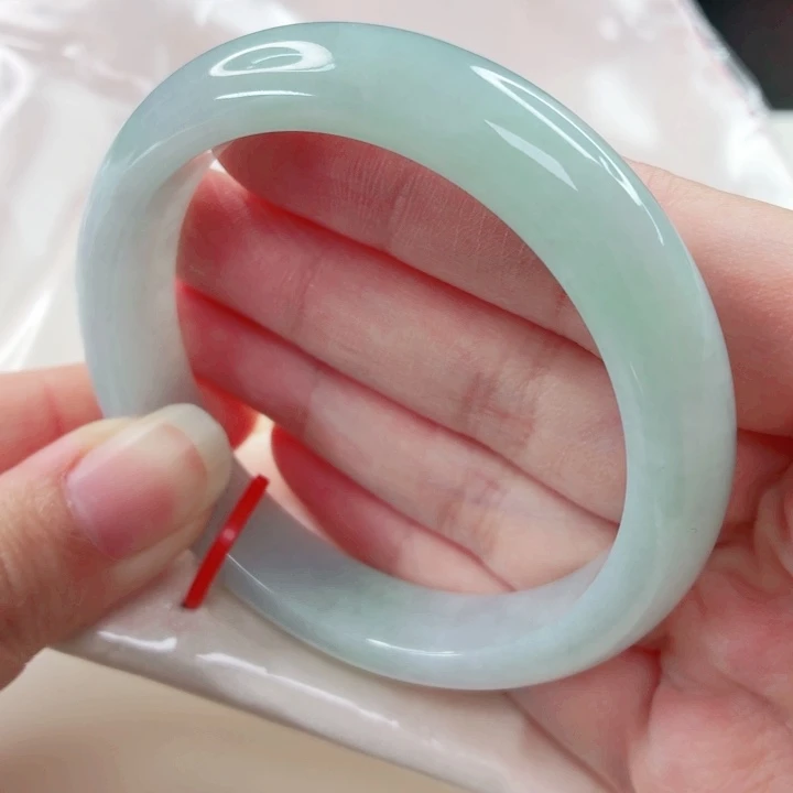 翡翠未镶嵌手镯55.5圈x196