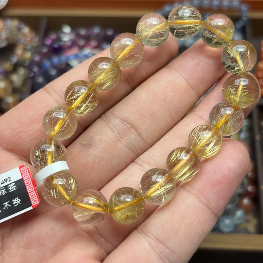 ༼***࿐未镶嵌手链水晶11.5毫米