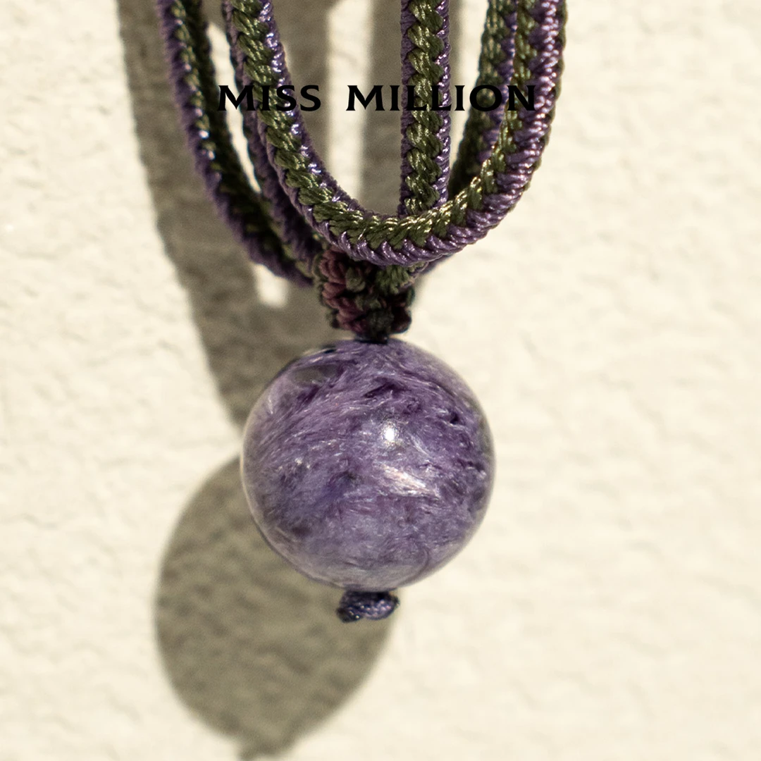 MM · 贵人 · 紫龙晶单颗项链 · 60cm（多样性）