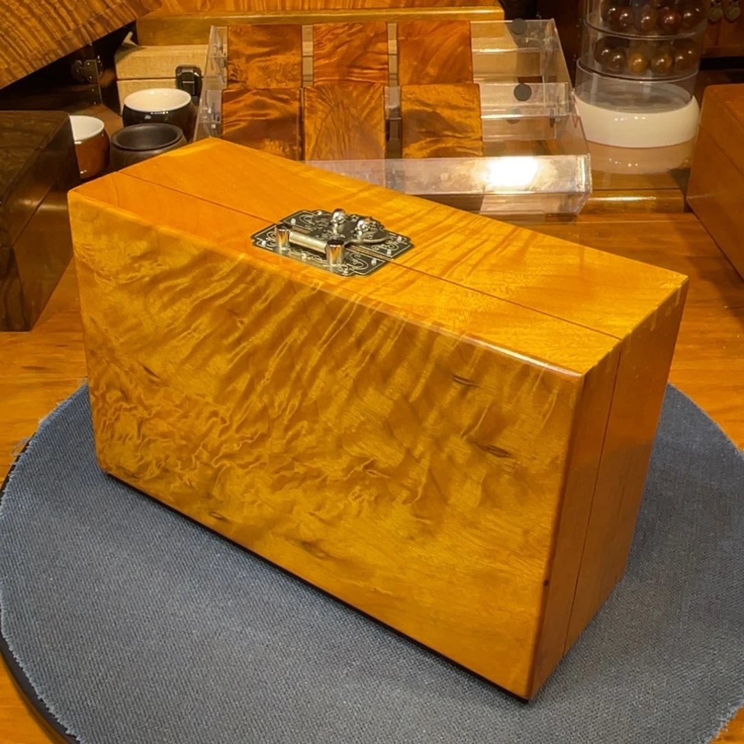 金丝楠26cm满花龙凤金丝楠木小叶桢楠