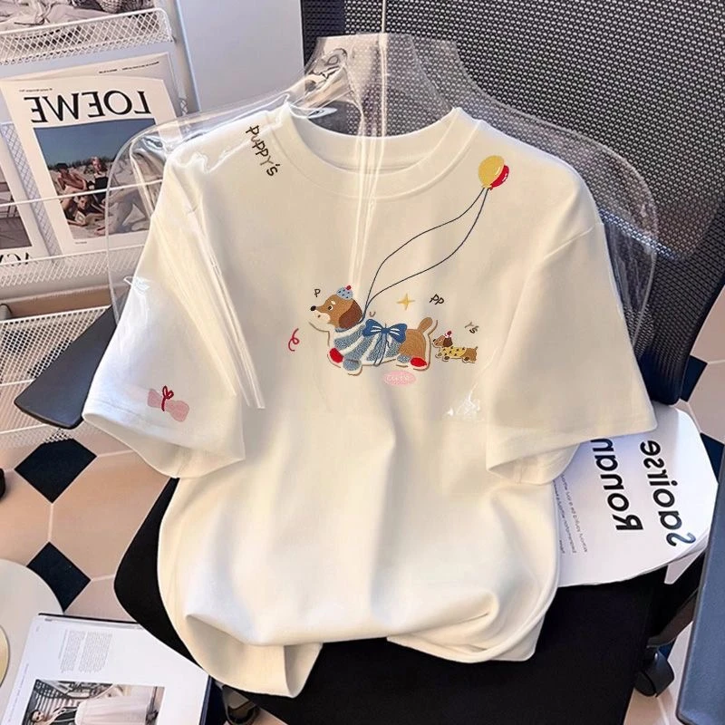 【思晨家】~儿童韩版夏季圆领半袖宽松百搭短袖T恤8936