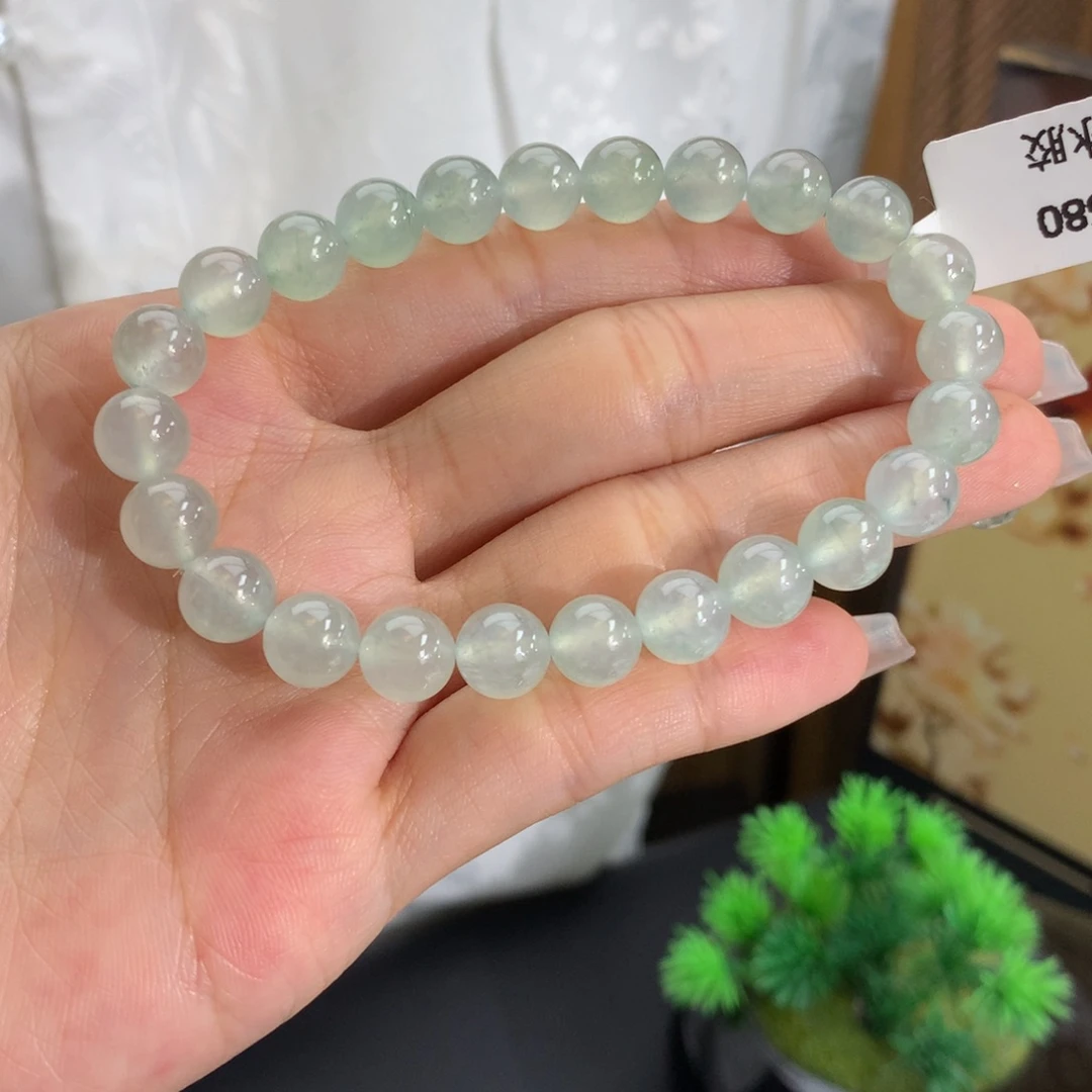 未镶嵌手串翡翠卡8冰种晴手串
