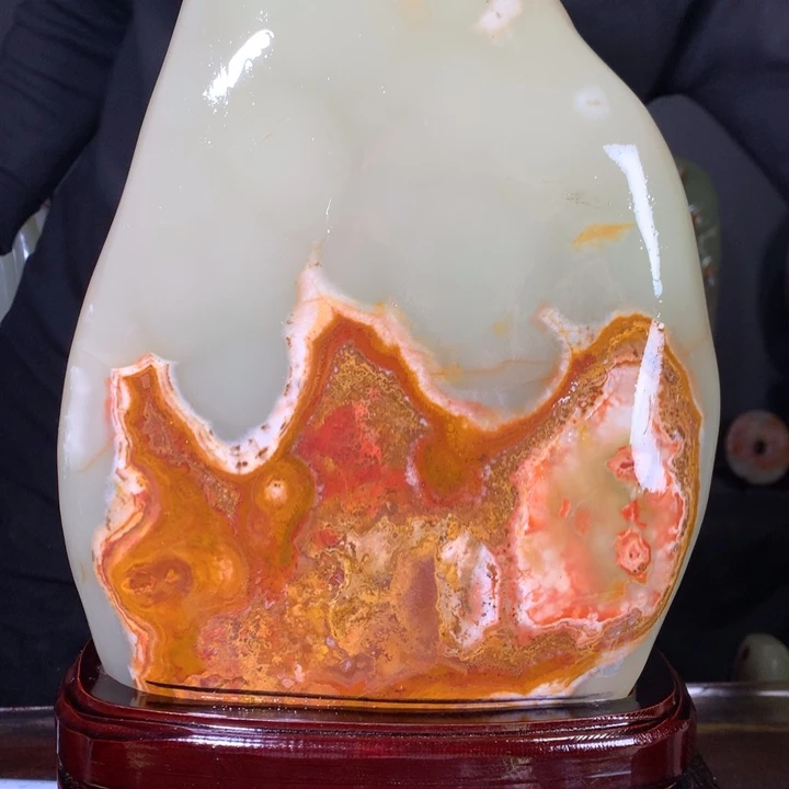 石材天然原石摆件