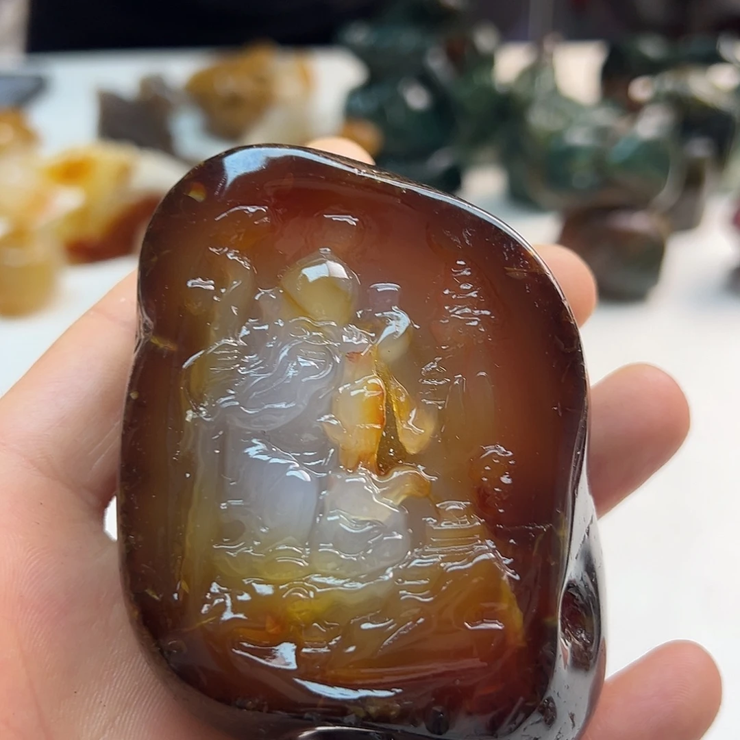 玛瑙/玉髓未镶嵌颈饰