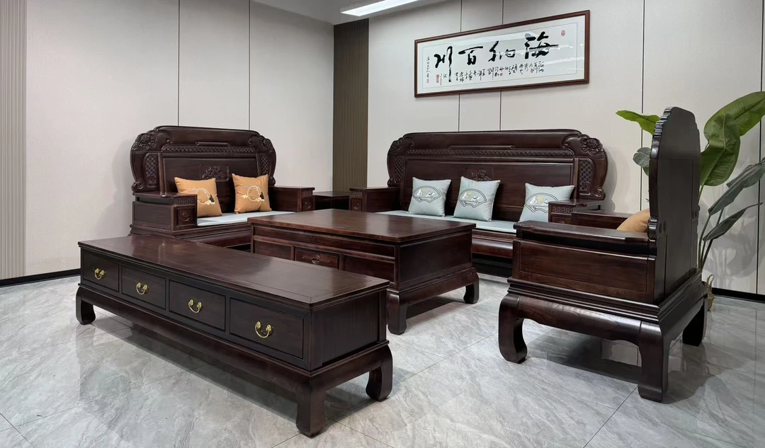 【富贵牡丹11】实木沙发新中式简约时尚其他配置需求额外添加