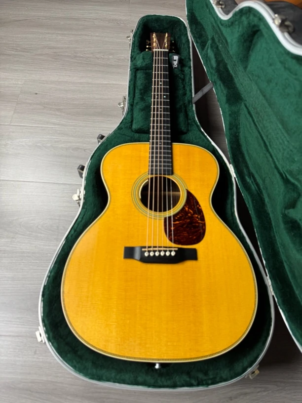 吉他 Martin 马丁 om28e 原电箱 40寸 升级款 