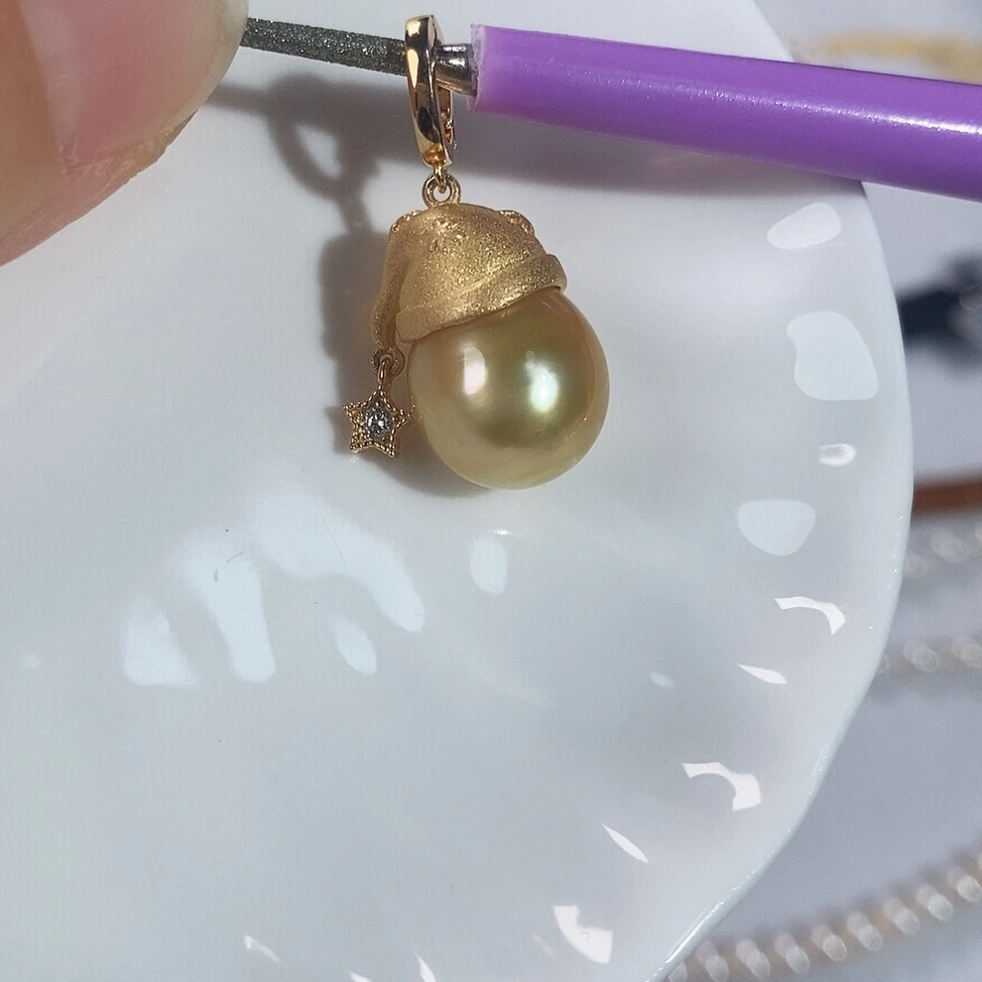 海水珍珠颈饰银S925镶嵌