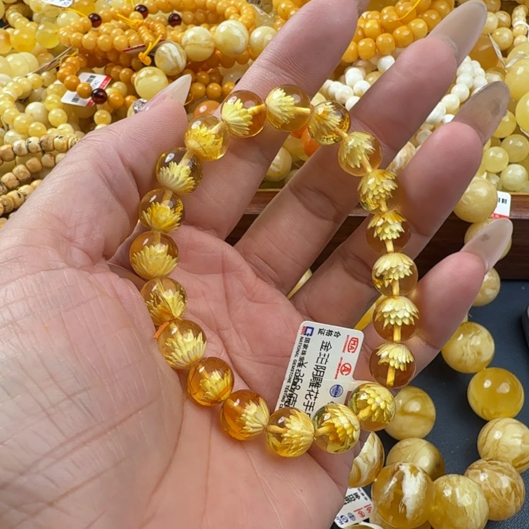 琥珀未镶嵌珠宝奇石