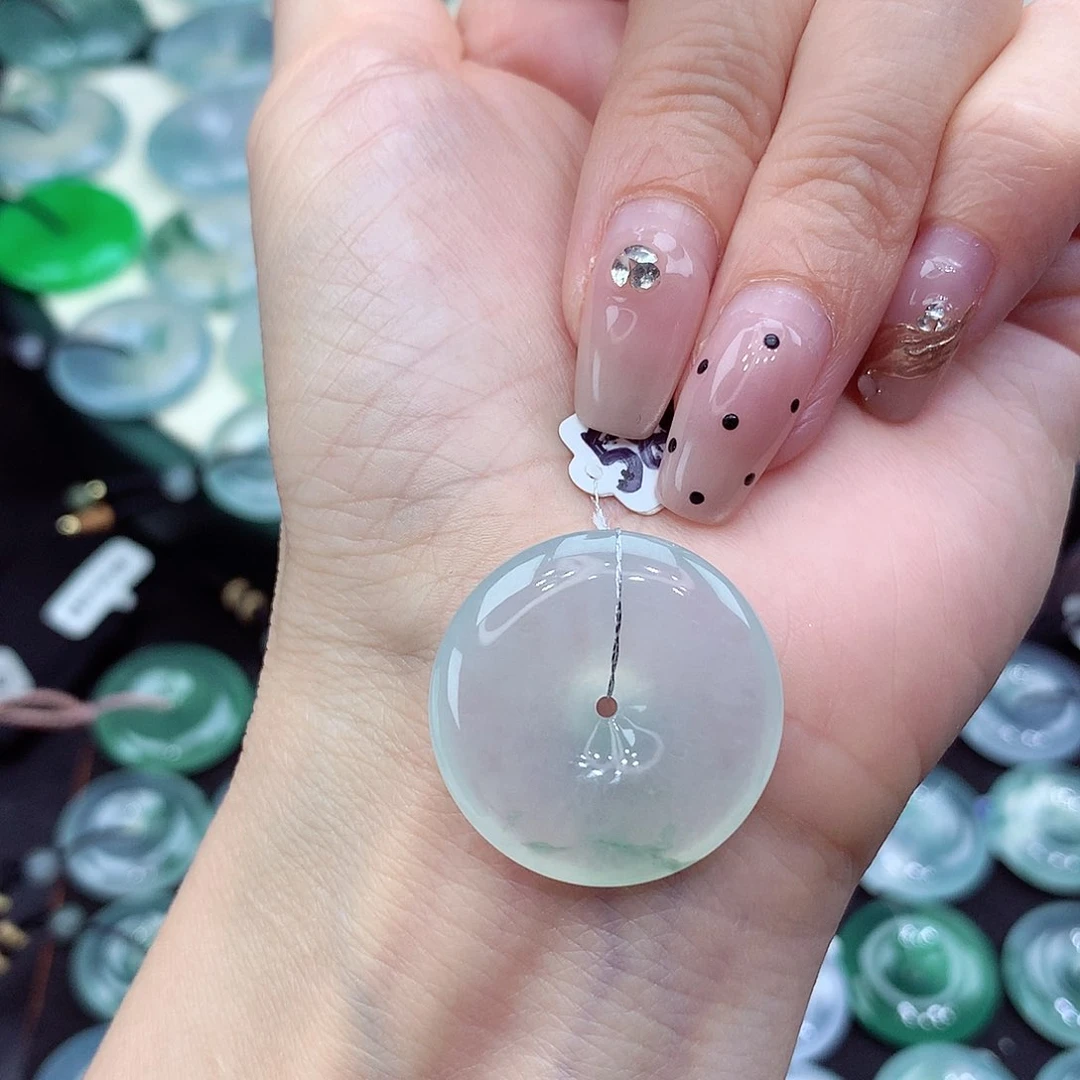 颈饰未镶嵌翡翠编号40尺寸25.3/5.5