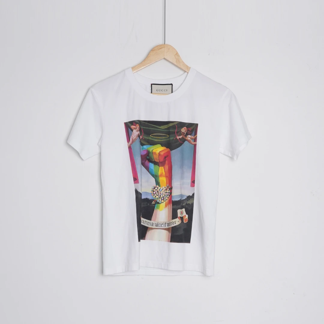 99新 GUCCI/古驰 棉/TH0494/短袖/XXS码/古驰女装