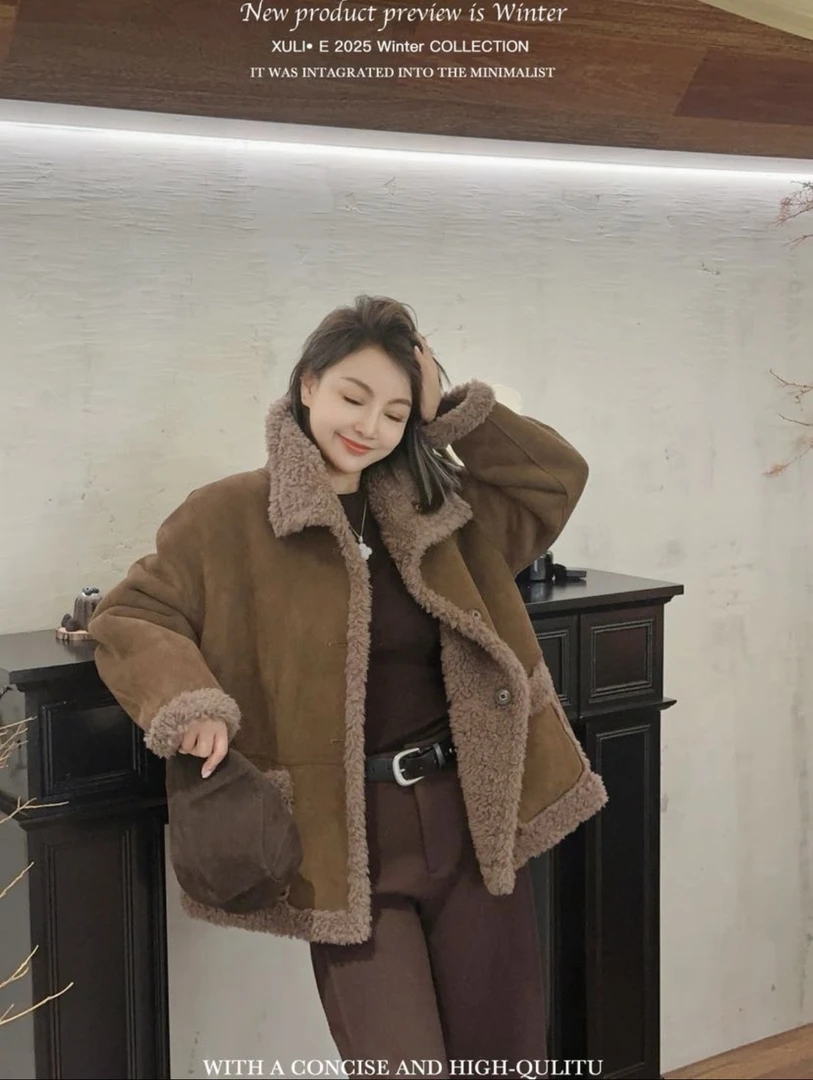 XULI'S EPOCH仁川大秀两穿进口羊羊外套·55865·深圳限定