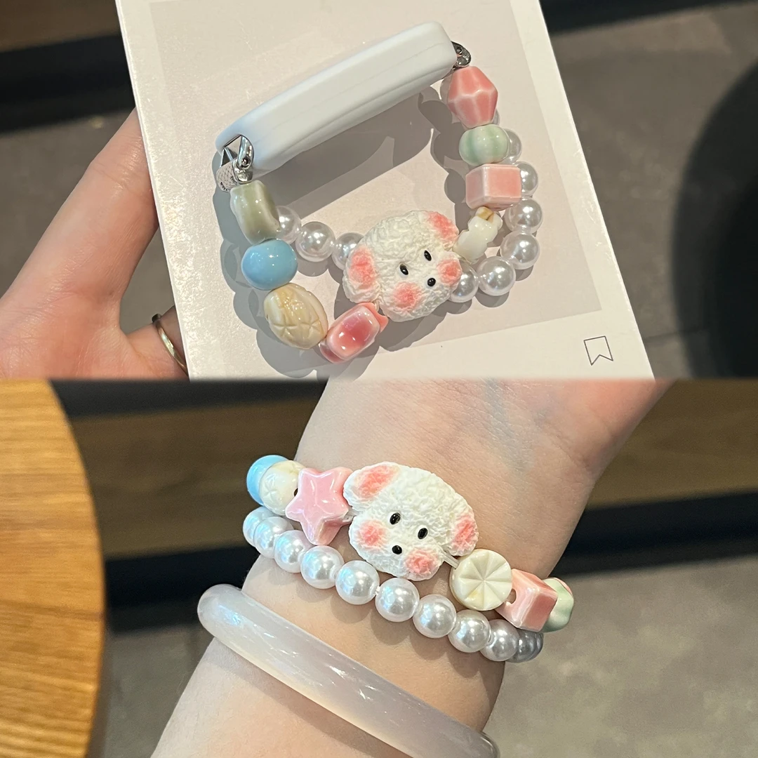 适用于华为手环10表带手表band9/8小狗7NFC串珠腕带荣耀10女XL夏